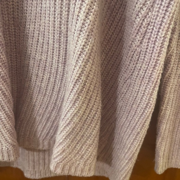 Marine Layer ribbed v-neck sweater cashmere blend - Picture 6 of 6